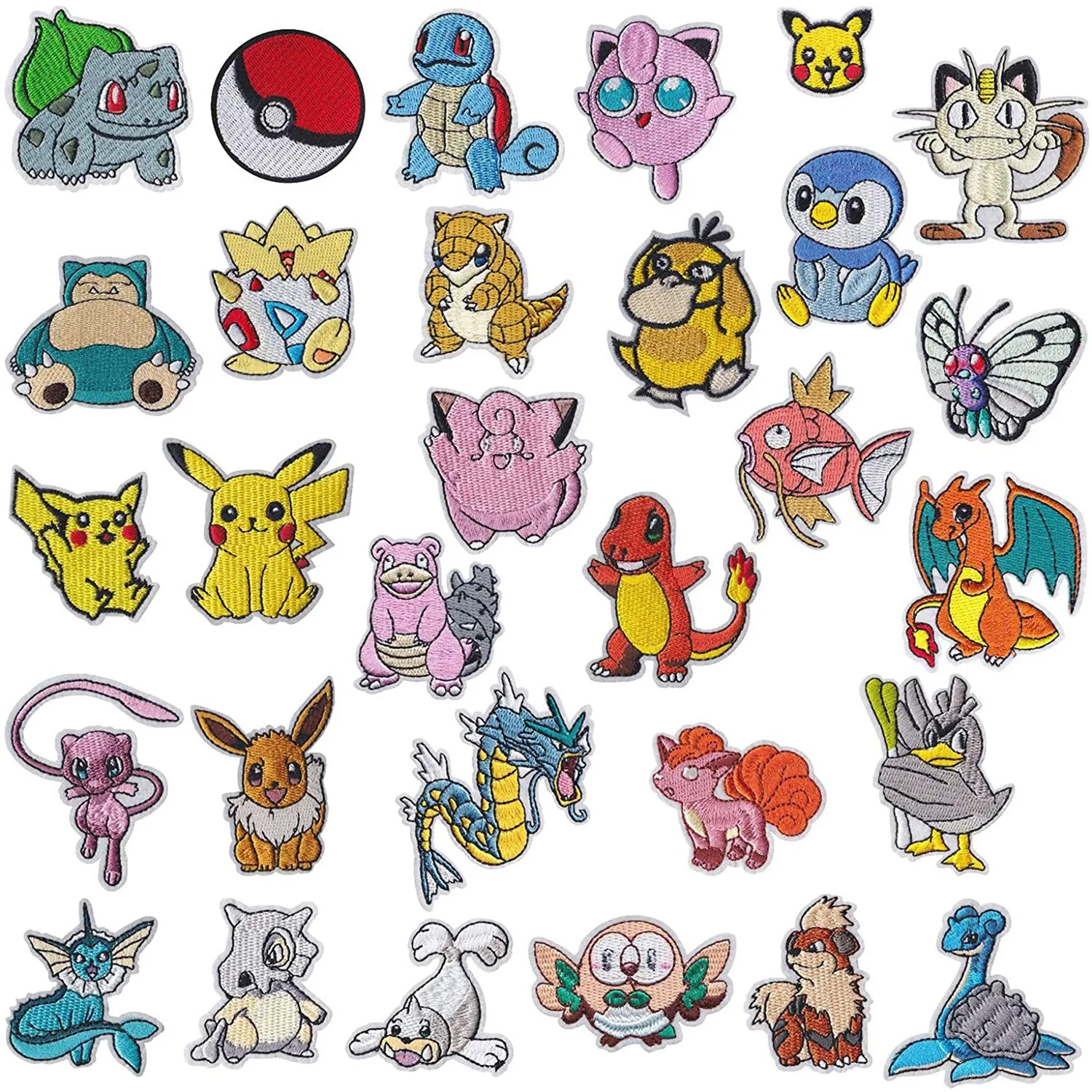 Japan Cartoon Monster Embroidery Patches Iron on Anime Stickers Kawaii Pikachu Tshirt Badges for DIY Children Clothes Appliques
Japan Cartoon Monster Embroidery Patches Iron on Anime Stickers Kawaii Pikachu Tshirt Badges for DIY Children Clothes Appliques