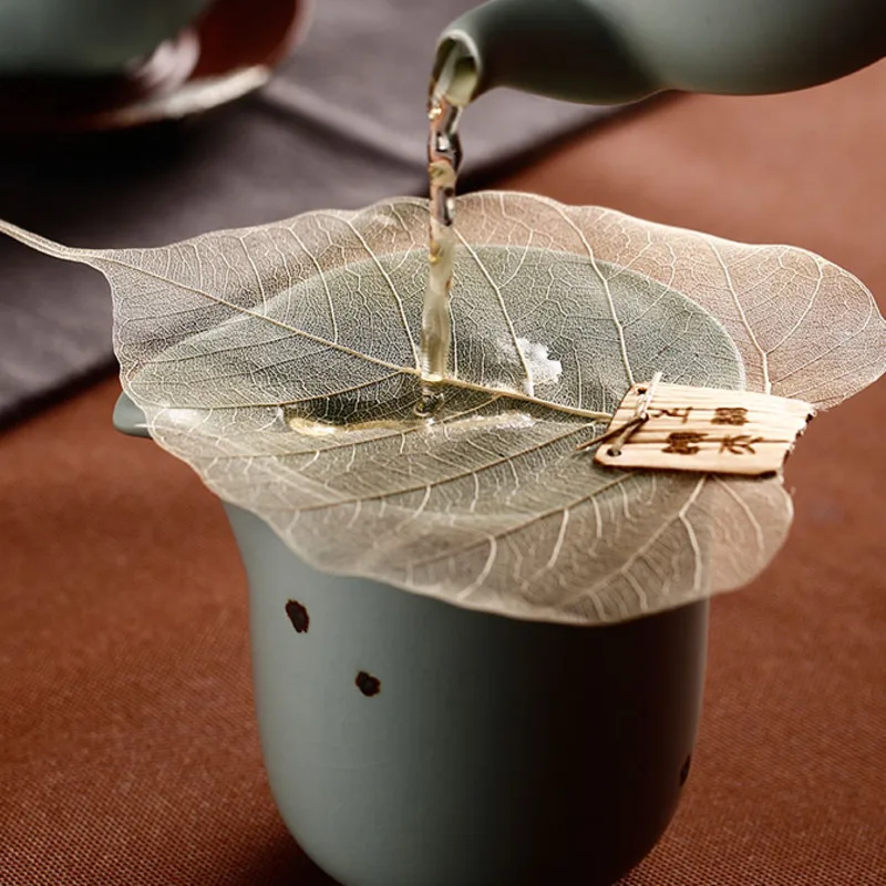 Bodhi Leaf Tea Filter Creative Chinese Tea Supplies Net Kong FuTea Accessory Set Teapot Tea Cup Strainers Not Disposable
Bodhi Leaf Tea Filter Creative Chinese Tea Supplies Net Kong FuTea Accessory Set Teapot Tea Cup Strainers Not Disposable