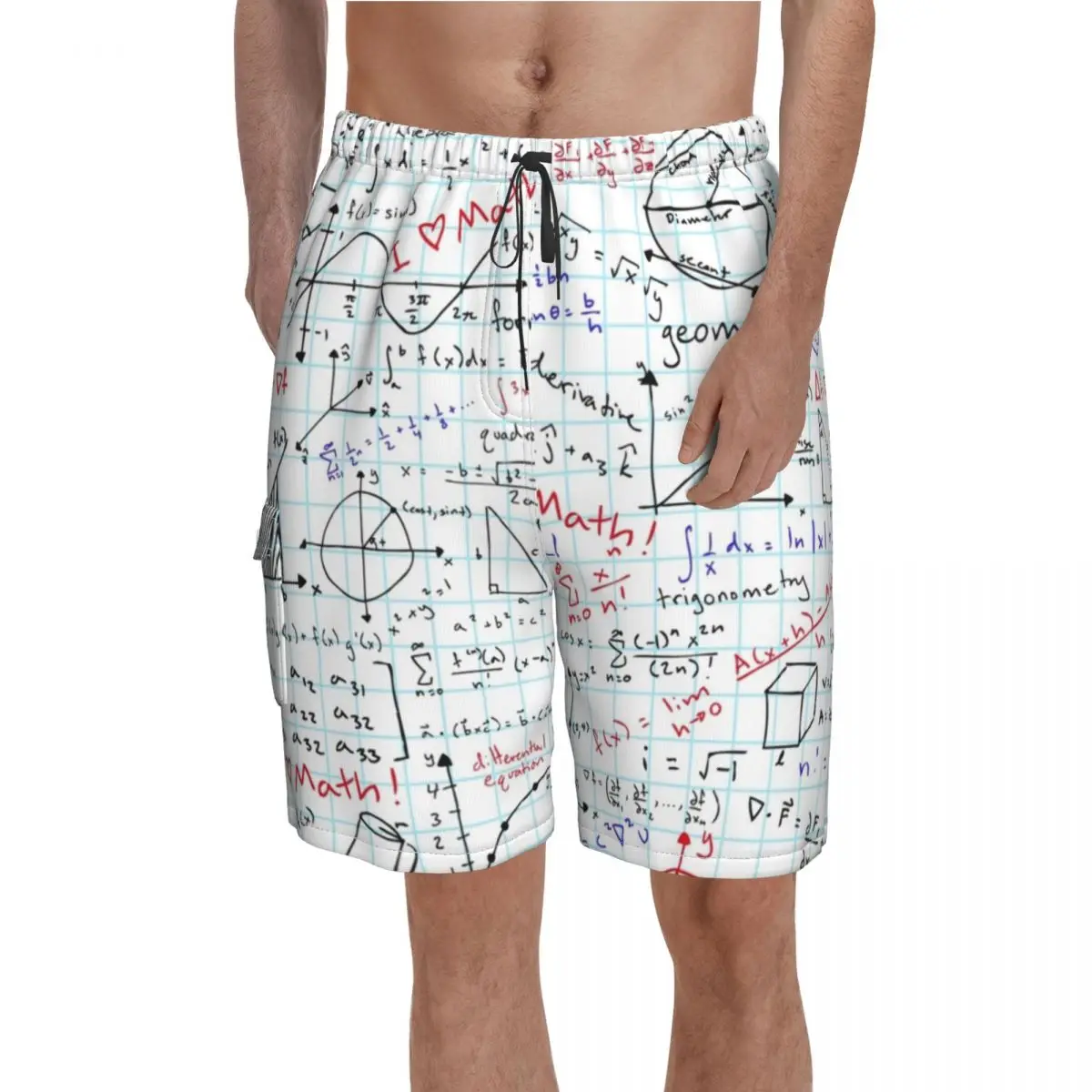 Math Board Shorts Math Homework Pattern Beach Shorts Man Printing Plus Size Swim Trunks Gift Idea
Math Board Shorts Math Homework Pattern Beach Shorts Man Printing Plus Size Swim Trunks Gift Idea