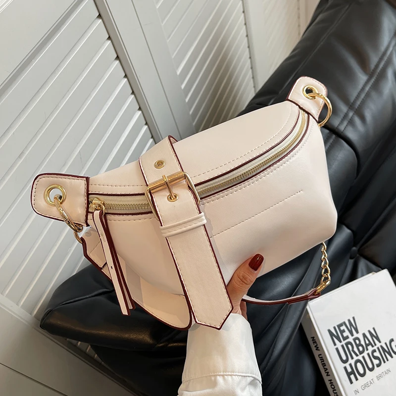 Fashion Pu Leather Women Chest Bags Luxury Brand Chain Shoulder Crossbody Waist Bag 2022 New Casual Female Harajuku Fanny Pack
Fashion Pu Leather Women Chest Bags Luxury Brand Chain Shoulder Crossbody Waist Bag 2022 New Casual Female Harajuku Fanny Pack