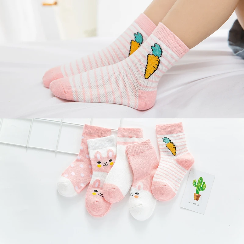 5Pairs/lot 0-9Y Kids Socks Summer Cotton Cartoon Animal Kids Socks Carrot Girls Mesh Cute Newborn Boy Toddler Children Socks
5Pairs/lot 0-9Y Kids Socks Summer Cotton Cartoon Animal Kids Socks Carrot Girls Mesh Cute Newborn Boy Toddler Children Socks