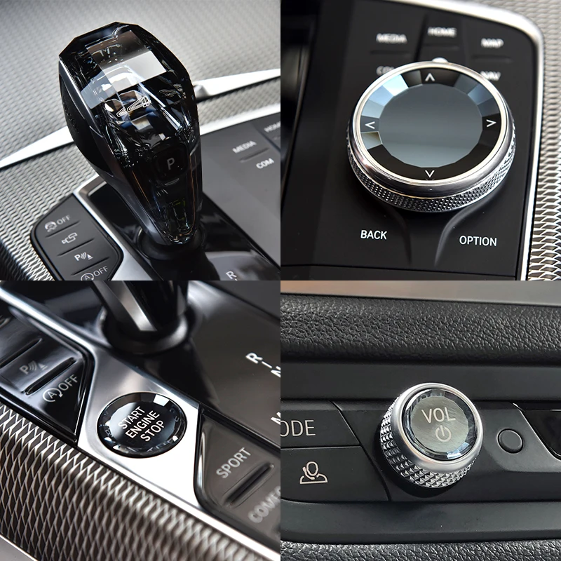 Crystal 4-Piece Set Gear Shift Knob Volume Button for BMW G05 G06 G07 G14 G15 G16 G20 G22 G28 G29 Car Interior Accessories
Crystal 4-Piece Set Gear Shift Knob Volume Button for BMW G05 G06 G07 G14 G15 G16 G20 G22 G28 G29 Car Interior Accessories