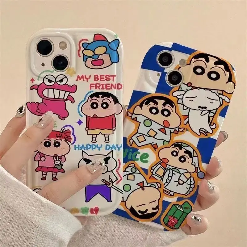 Cute Crayon Shin-Chan Anime Iphone15 Phone Case Cartoon Air Cushion Slamproof Soft Case for Iphone14/13/12Promax Toys Girl Gift
Cute Crayon Shin-Chan Anime Iphone15 Phone Case Cartoon Air Cushion Slamproof Soft Case for Iphone14/13/12Promax Toys Girl Gift