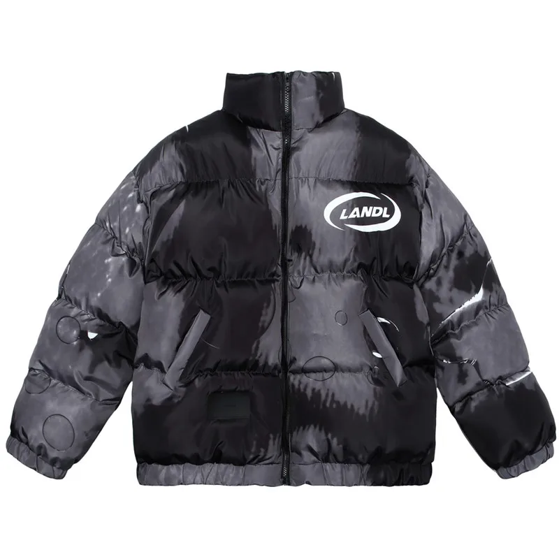 Winter Hip Hop Parka Jacket Tie Dye Letter Print Padded Harajuku Punk Outwear Oversized Streetwear Fashion Vinatge Warm Coat
Winter Hip Hop Parka Jacket Tie Dye Letter Print Padded Harajuku Punk Outwear Oversized Streetwear Fashion Vinatge Warm Coat