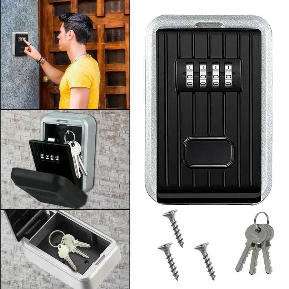 Outdoor High Security Large-capacity Aluminum Alloy Combination Lock Key Safe Box Storage Box Wall-mounted Key Box
Outdoor High Security Large-capacity Aluminum Alloy Combination Lock Key Safe Box Storage Box Wall-mounted Key Box