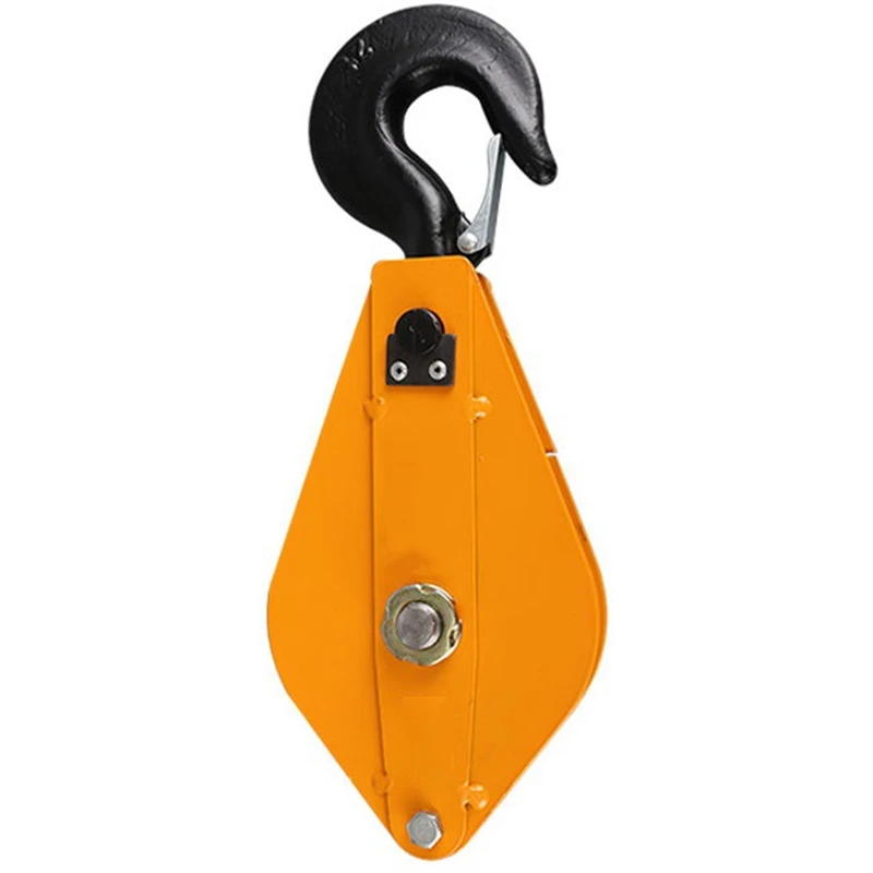 Lifting Block Labor Saving Pulley With Hook 0.5T 8.5Cm/3.3Inch Single Bearing Pulley Block
Lifting Block Labor Saving Pulley With Hook 0.5T 8.5Cm/3.3Inch Single Bearing Pulley Block