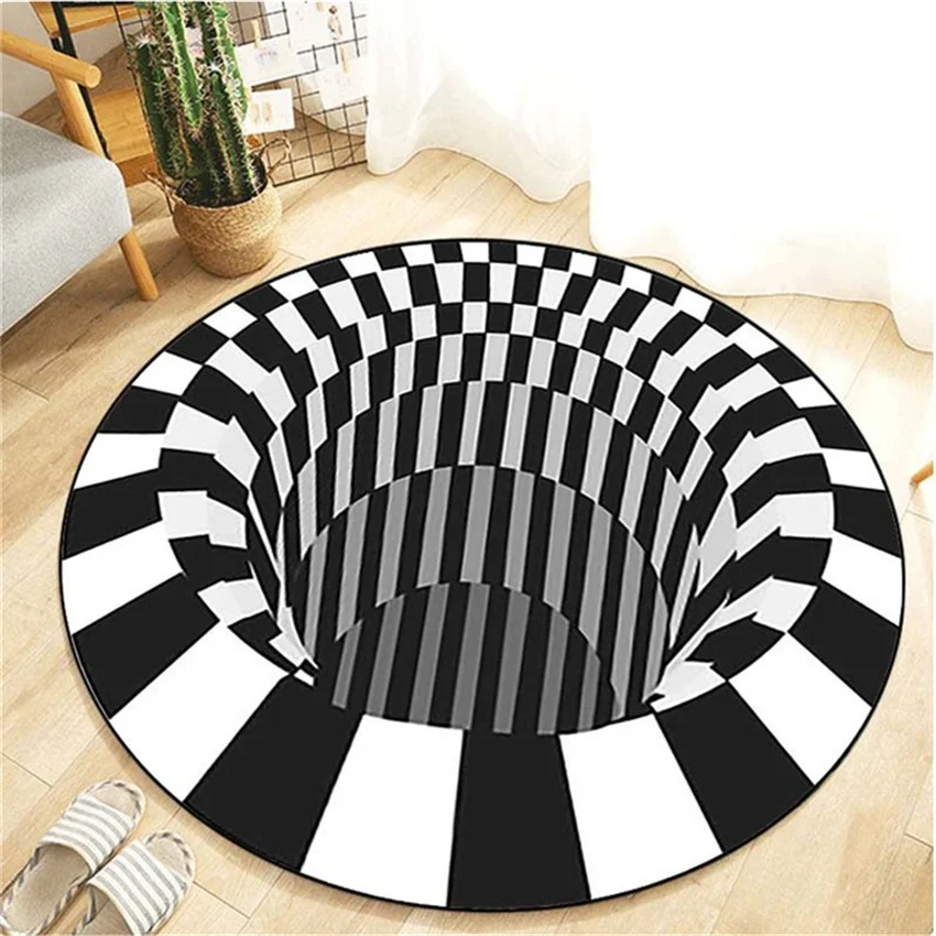 2022 Round Rugs 3D Floor Mat Area Rug Visual for Living Rooms Bottomless Hole Optical Illusion Rug Swirl Round Mat Dog Toy Mat
2022 Round Rugs 3D Floor Mat Area Rug Visual for Living Rooms Bottomless Hole Optical Illusion Rug Swirl Round Mat Dog Toy Mat