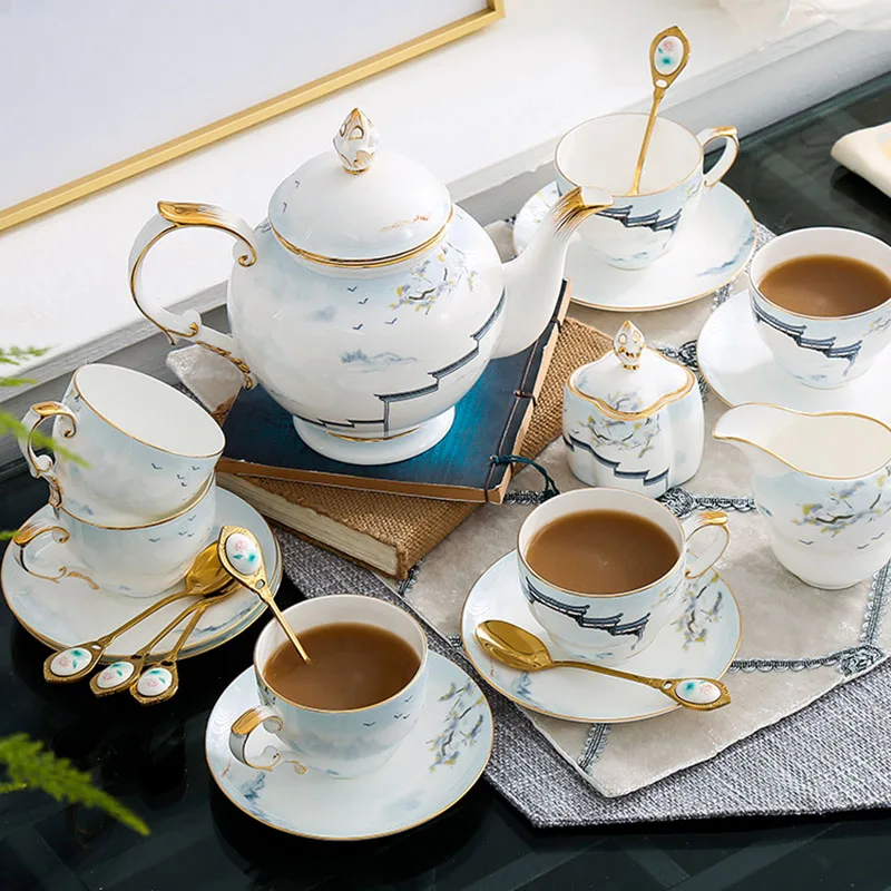 Container Porcelain Coffee Cups Set Bar Storage Wedding Gifts Coffee Cups Set Beautiful Accesorios Cafe Tableware Set HY50CS
Container Porcelain Coffee Cups Set Bar Storage Wedding Gifts Coffee Cups Set Beautiful Accesorios Cafe Tableware Set HY50CS