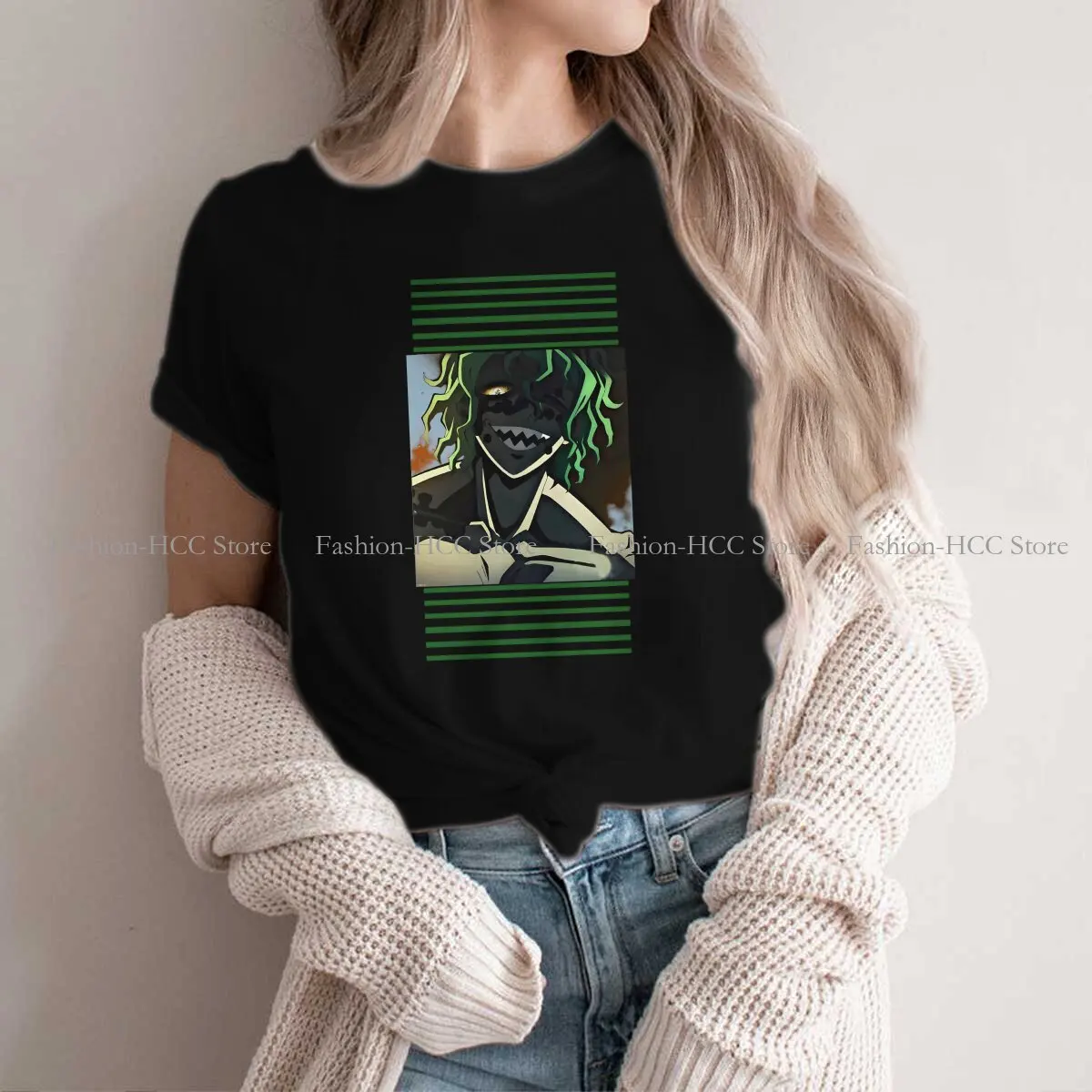 Gyutaro, футболка с круглым вырезом, Классическая футболка из полиэстера с изображением рассекающих демонов игр, модные женские топы
Gyutaro, футболка с круглым вырезом, Классическая футболка из полиэстера с изображением рассекающих демонов игр, модные женские топы