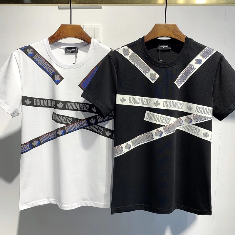 Dsquared2 classic male / female street hip-hop round neck short sleeve t shirt cotton locomotive letter print casual tee dt444
Dsquared2 classic male / female street hip-hop round neck short sleeve t shirt cotton locomotive letter print casual tee dt444