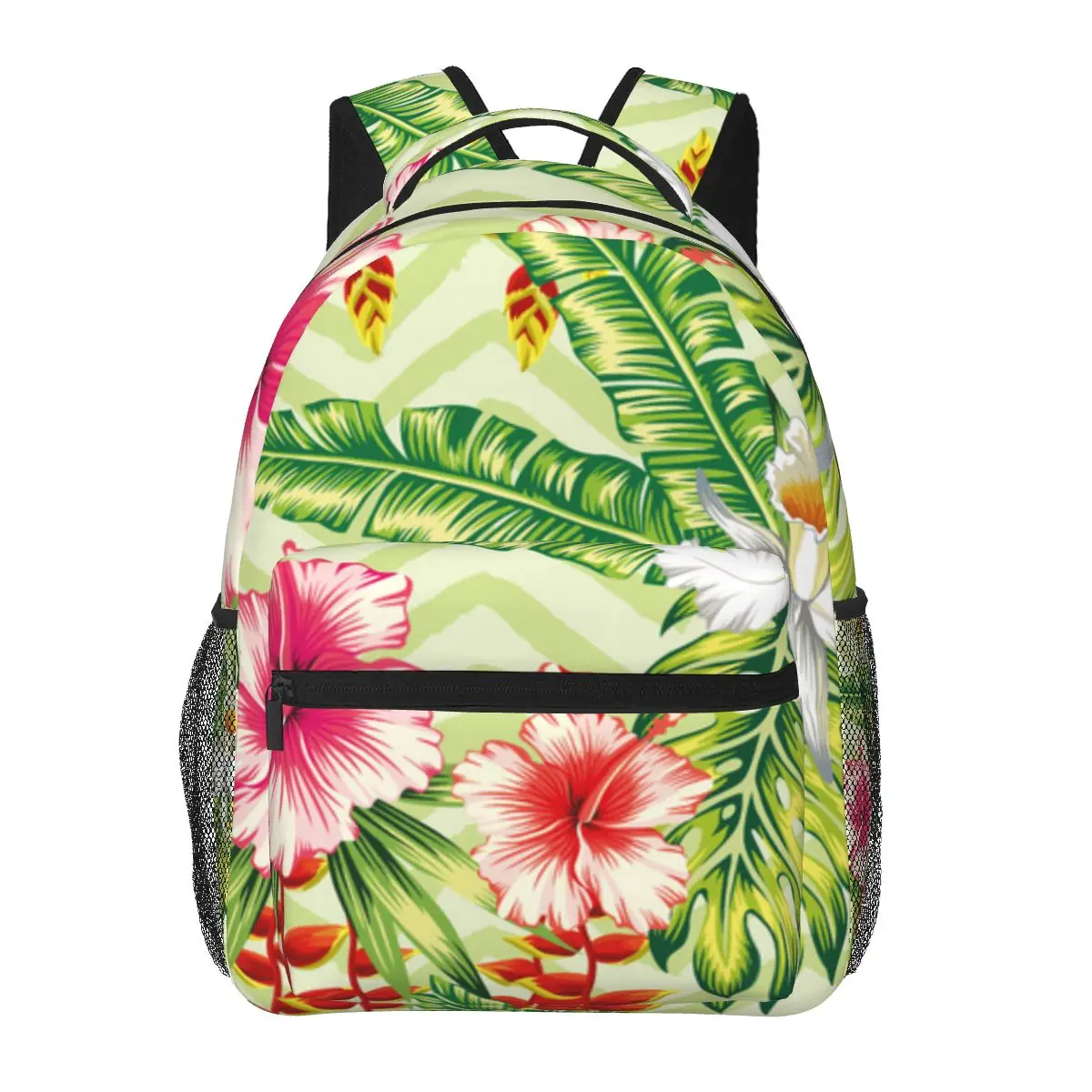 Women Men Backpack Tropical Banana Palm Leaves And Flowers Travel Female Bag Male Laptop Backpack Book Bag
Women Men Backpack Tropical Banana Palm Leaves And Flowers Travel Female Bag Male Laptop Backpack Book Bag