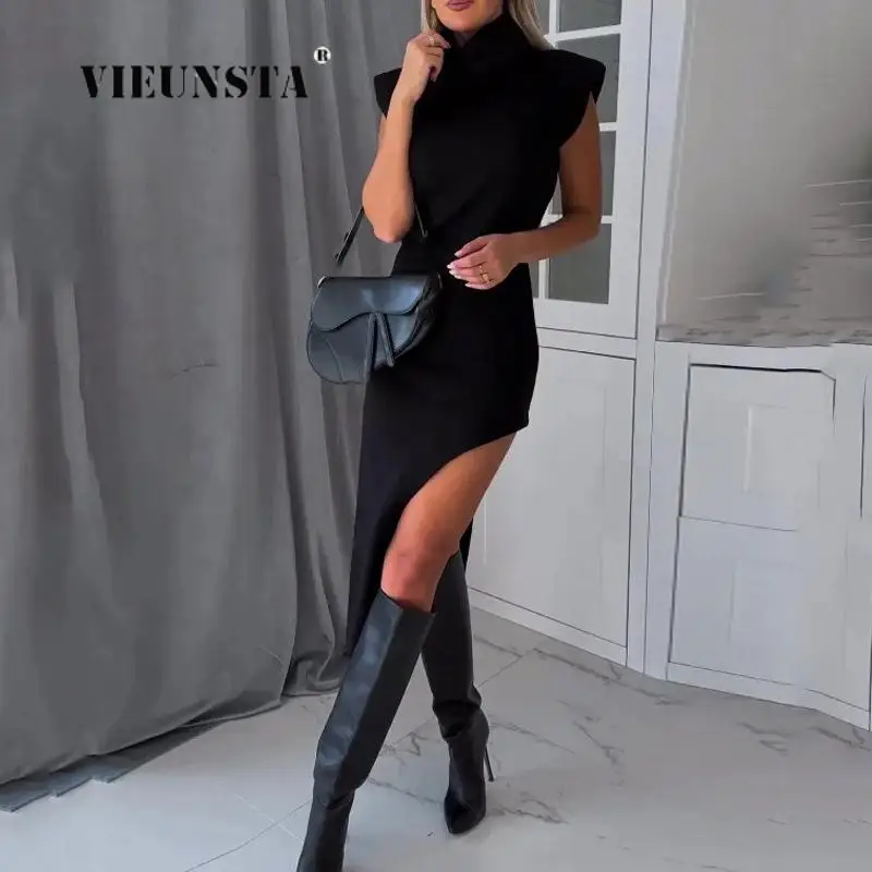 Женское облегающее платье-макси без рукавов, с ворсовым воротником
Женское облегающее платье-макси без рукавов, с ворсовым воротником