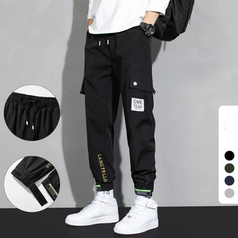 Spring New Men's Overalls Pants Japanese Elastic Waist Ins Nine Pants Sweatpants Versatile Casual Cargo Pants Trousers for Men
Spring New Men's Overalls Pants Japanese Elastic Waist Ins Nine Pants Sweatpants Versatile Casual Cargo Pants Trousers for Men