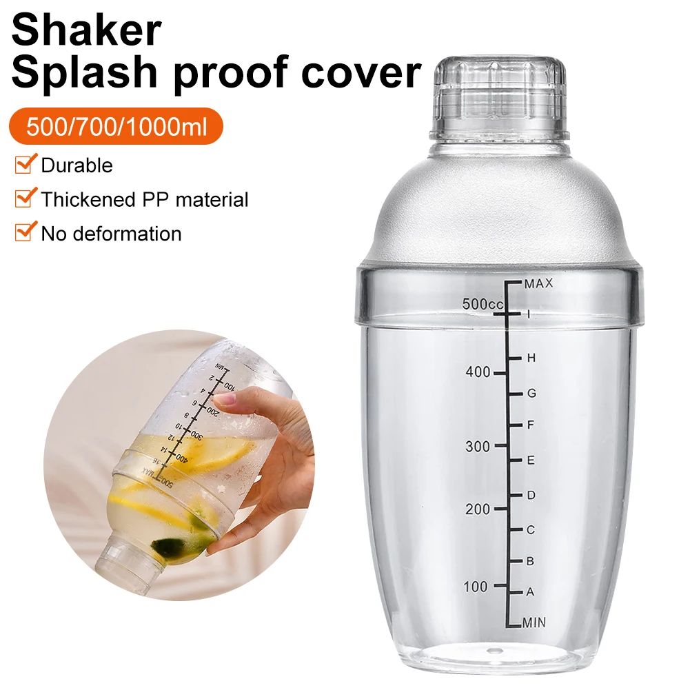 500/700/1000ML Cocktail Shaker Mixer Wine Martini Boston Shaker With Crushed Ice Hammer Splash-proof Cover Bar Accessories
500/700/1000ML Cocktail Shaker Mixer Wine Martini Boston Shaker With Crushed Ice Hammer Splash-proof Cover Bar Accessories