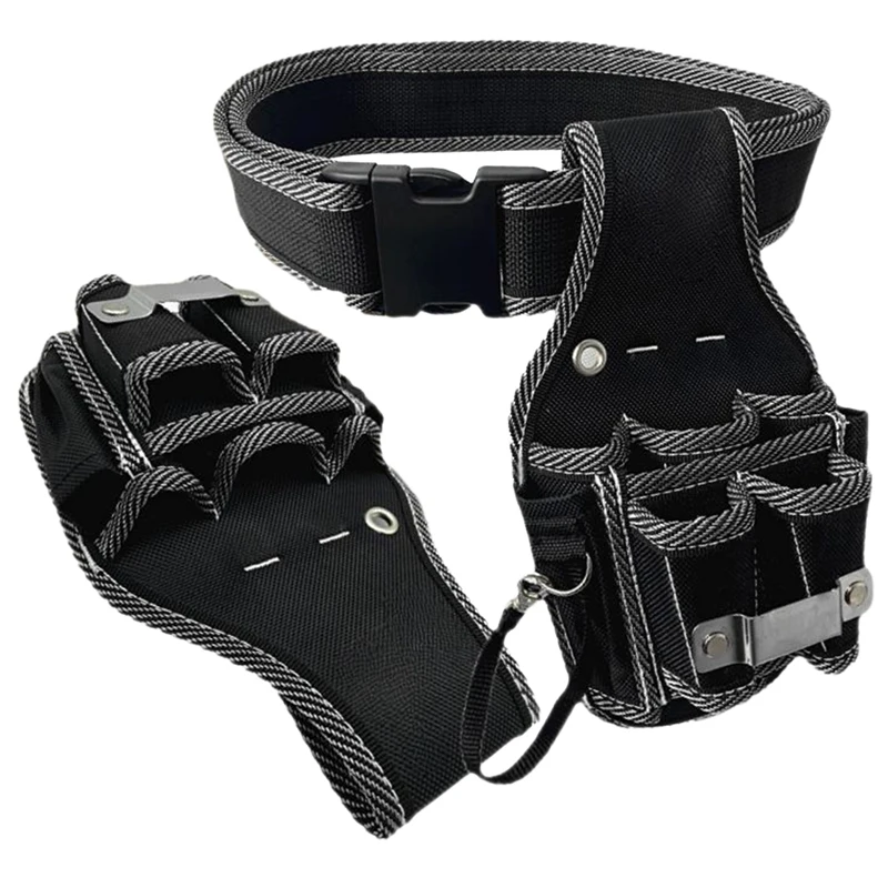 Canvas Tool Bag Replacement Carpentry Waist Bag Small Black Oxford Cloth Electrician Bag Hardware Tool Waist Bag Belt
Canvas Tool Bag Replacement Carpentry Waist Bag Small Black Oxford Cloth Electrician Bag Hardware Tool Waist Bag Belt