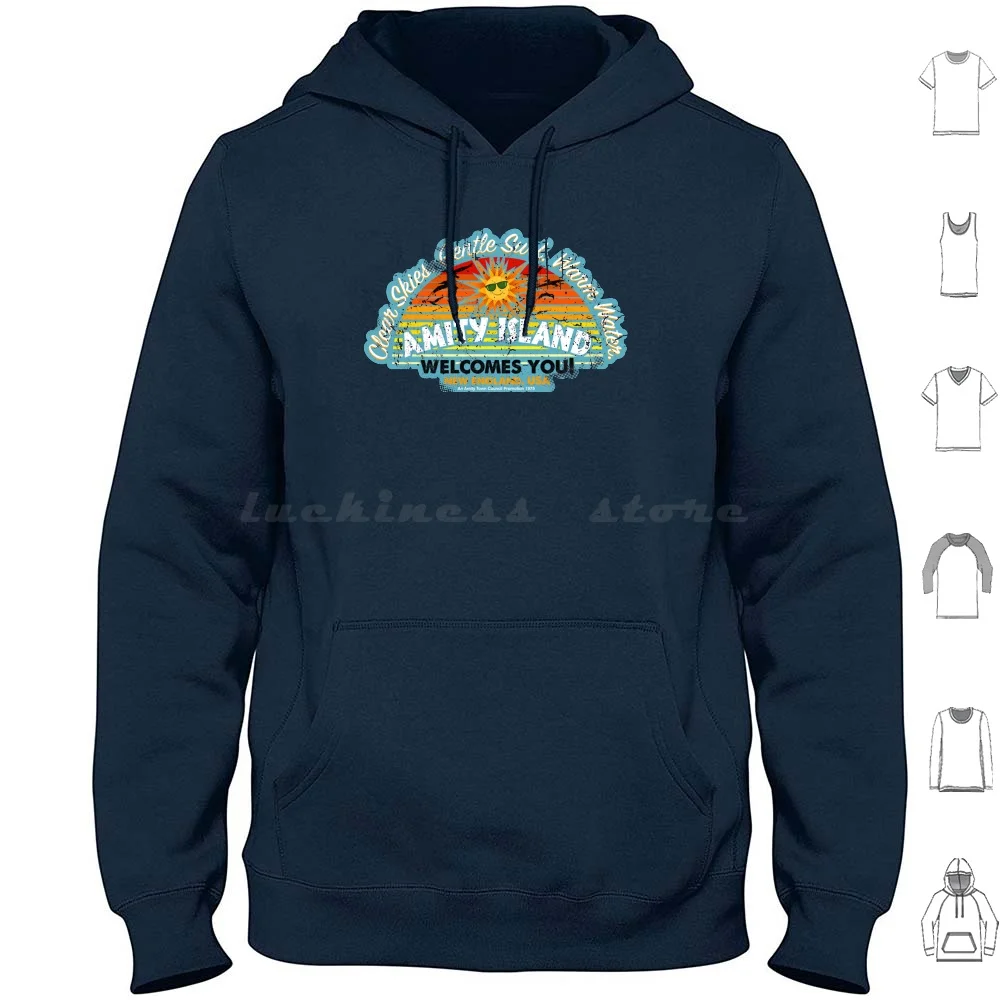 Толстовка с капюшоном Amity Island, хлопковая пляжная Толстовка с длинным рукавом, с изображением Amity Island, Новая Англия, США, 1975, Акула, хинты, сериа...
Толстовка с капюшоном Amity Island, хлопковая пляжная Толстовка с длинным рукавом, с изображением Amity Island, Новая Англия, США, 1975, Акула, хинты, сериа...