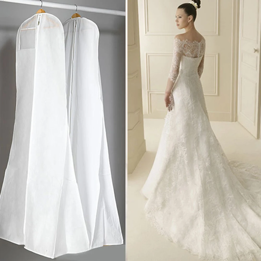 Extra Large Garment Bridal Gown Long Clothes Protector Case Wedding Dress Cover Dustproof Covers Storage Bag
Extra Large Garment Bridal Gown Long Clothes Protector Case Wedding Dress Cover Dustproof Covers Storage Bag