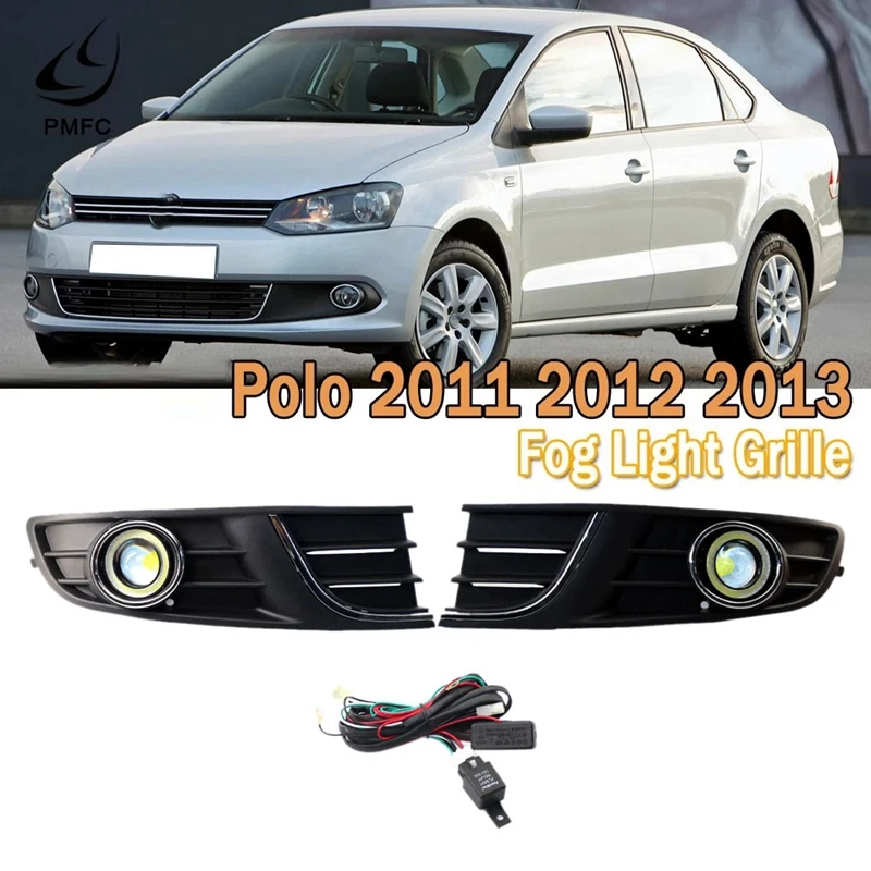 Фары противотуманные в сборе для переднего бампера Polo 2011-2013, 6QD854661A 6QD854662A 
Фары противотуманные в сборе для переднего бампера Polo 2011-2013, 6QD854661A 6QD854662A