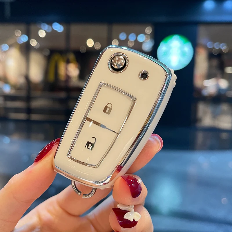 Silver Car Key Cover Case for Nissan Qashqai Juke F15 J10 J11 X-Trail T32 T31 Kicks Tiida Pathfinder Pulsar Altima Maxima Rogue
Silver Car Key Cover Case for Nissan Qashqai Juke F15 J10 J11 X-Trail T32 T31 Kicks Tiida Pathfinder Pulsar Altima Maxima Rogue
