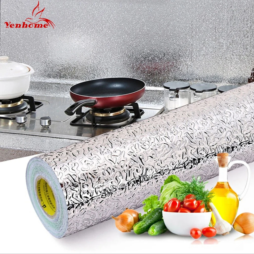 Home Decor Wallpaper Peel and Stick Kitchen Oil-proof Wall Stickers Self-adhesive Furniture Renovation Countertop Cabinets Foil
Home Decor Wallpaper Peel and Stick Kitchen Oil-proof Wall Stickers Self-adhesive Furniture Renovation Countertop Cabinets Foil