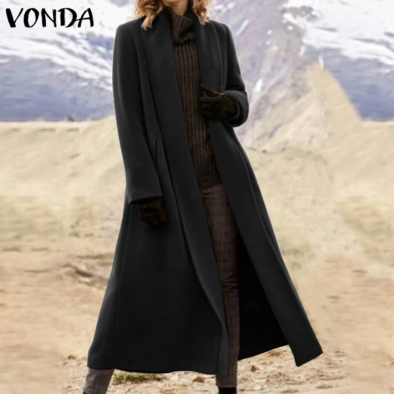2022 элегантное весеннее повседневное пальто VONDA, женская модная уличная верхняя одежда пончо, Женские однотонные стеганые пальто, куртки с д...
2022 элегантное весеннее повседневное пальто VONDA, женская модная уличная верхняя одежда пончо, Женские однотонные стеганые пальто, куртки с д...