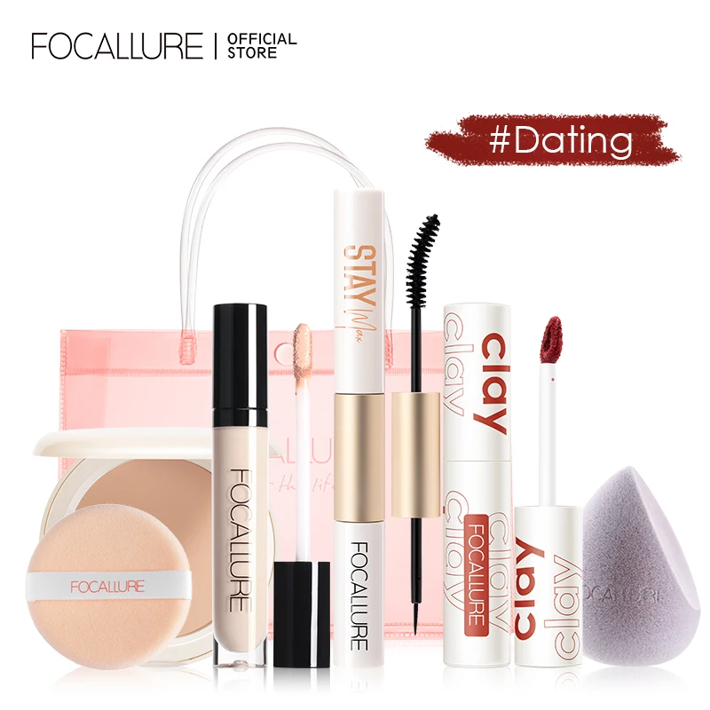 FOCALLURE 6 Pcs Makeup Set Include Face Pressed Powder Black Mascara Misty Lip Balm Liquid Concealer Women's Cosmetics Kit
FOCALLURE 6 Pcs Makeup Set Include Face Pressed Powder Black Mascara Misty Lip Balm Liquid Concealer Women's Cosmetics Kit