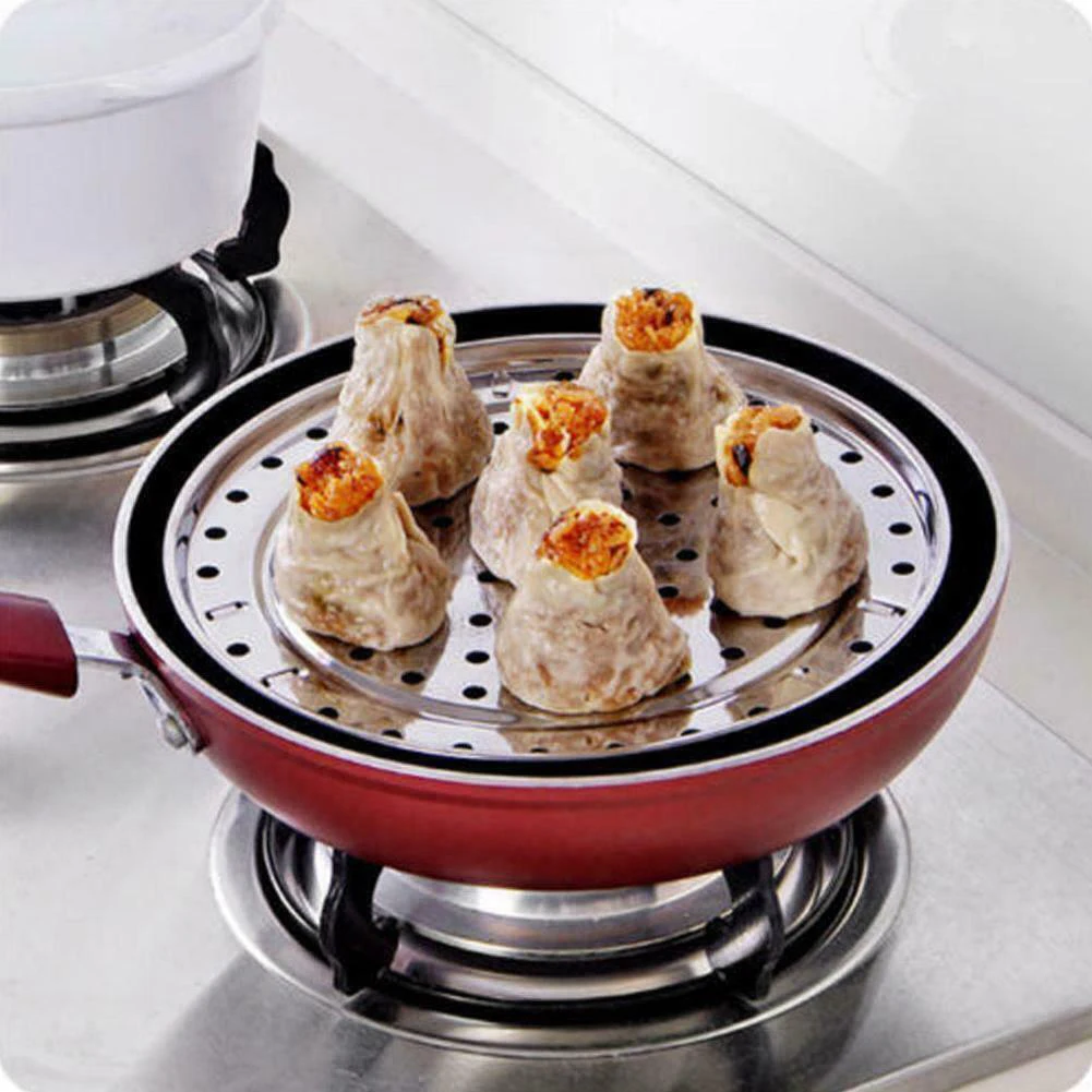 Stainless Steel Steamer Shelf Multi Steamer Racks Steam Plates Cooking Steaming Tray Stand Kitchen Accessory 18/20/22/24/26/30cm
Stainless Steel Steamer Shelf Multi Steamer Racks Steam Plates Cooking Steaming Tray Stand Kitchen Accessory 18/20/22/24/26/30cm
