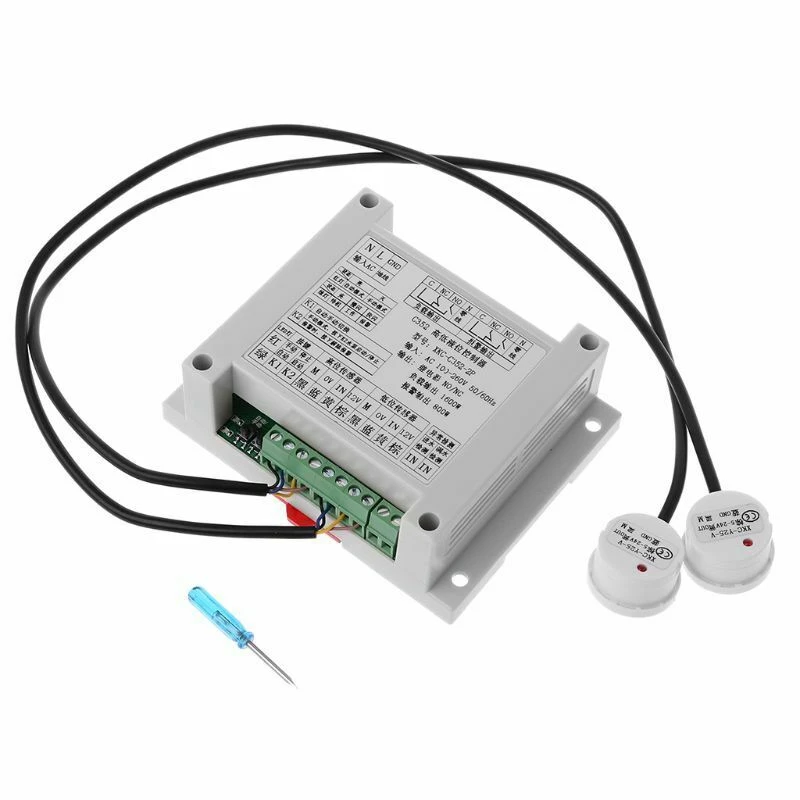 High Low Liquid Level Intelligent Controller With 2 Non-Contact Sensor Module Automatic Control Liquid Water Level
High Low Liquid Level Intelligent Controller With 2 Non-Contact Sensor Module Automatic Control Liquid Water Level
