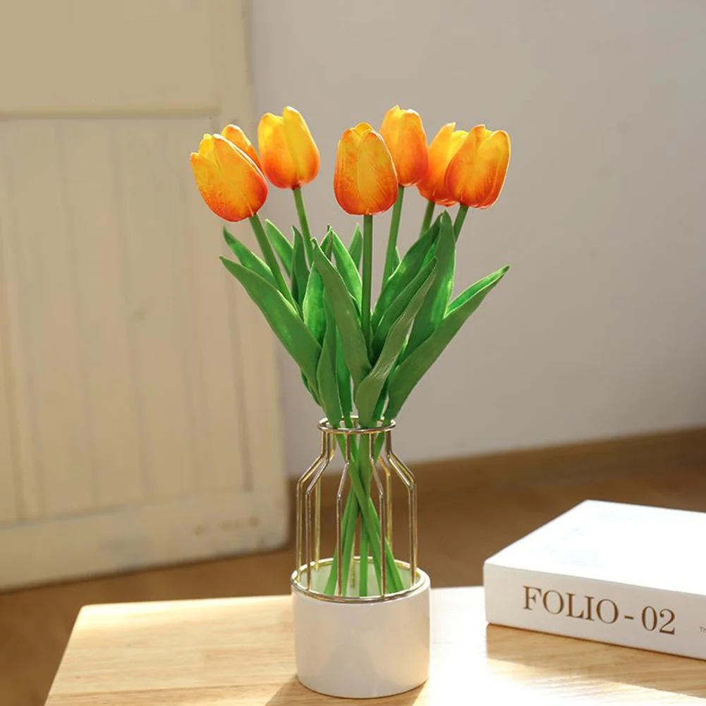 1PC Tulip Artificial Flower Real Touch Artificial Flower Bouquet Wedding Decoration Fake Flower Home Garen Decor
1PC Tulip Artificial Flower Real Touch Artificial Flower Bouquet Wedding Decoration Fake Flower Home Garen Decor