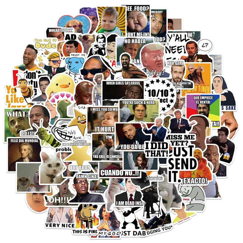 100Pcs American Drama Character Expression Pack Graffiti Stickers Waterproof Stickers for Decorative Bodywork Motorcycle
100Pcs American Drama Character Expression Pack Graffiti Stickers Waterproof Stickers for Decorative Bodywork Motorcycle