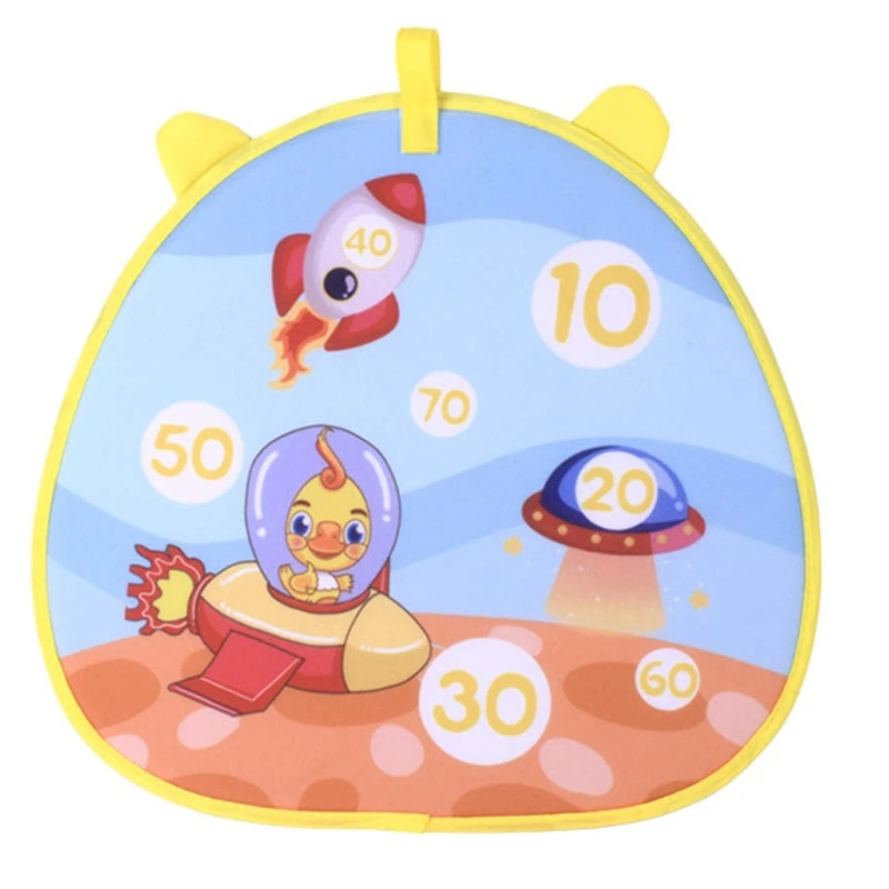 Kids Dart Board Game Sets Double Sided Fabric Dart Board with 6 Excellent Indoor and Party Safe Accessories
Kids Dart Board Game Sets Double Sided Fabric Dart Board with 6 Excellent Indoor and Party Safe Accessories