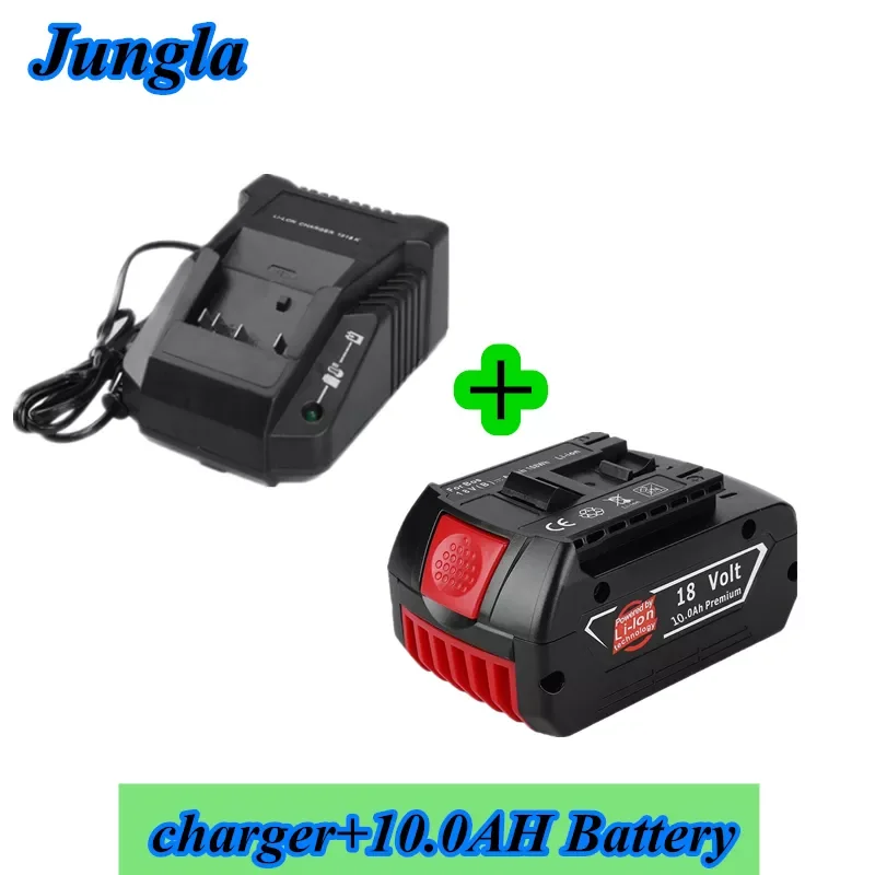 10000mAh 18V Rechargeable For Bosch 18V Battery Backup10.0A Portable Replacement BAT609 Indicator light+3A Battery Charger
10000mAh 18V Rechargeable For Bosch 18V Battery Backup10.0A Portable Replacement BAT609 Indicator light+3A Battery Charger