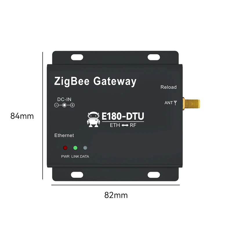 

Беспроводной шлюз Zigbee3.0, беспроводная передача, Φ (E180-DTU), 20 дБм, Автономная сеть, режим TCP/UDP/HTTP/MQTT