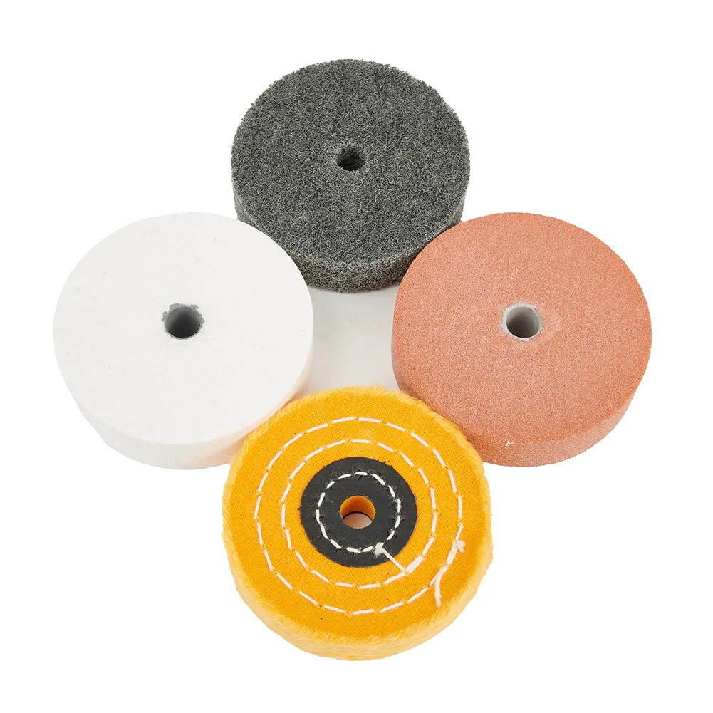 4pcs Electric Drill Grinding Wheel Brown Fused Alumina White Corundum Grey Fibre Yellow Cloth Wheel For Polishing Grinding Metal
4pcs Electric Drill Grinding Wheel Brown Fused Alumina White Corundum Grey Fibre Yellow Cloth Wheel For Polishing Grinding Metal