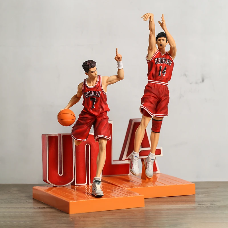 Slam Dunk 14 Mitsui Hisashi 7 Miyagi Ryota PVC Collection Model Statue Anime Figure Toy
Slam Dunk 14 Mitsui Hisashi 7 Miyagi Ryota PVC Collection Model Statue Anime Figure Toy