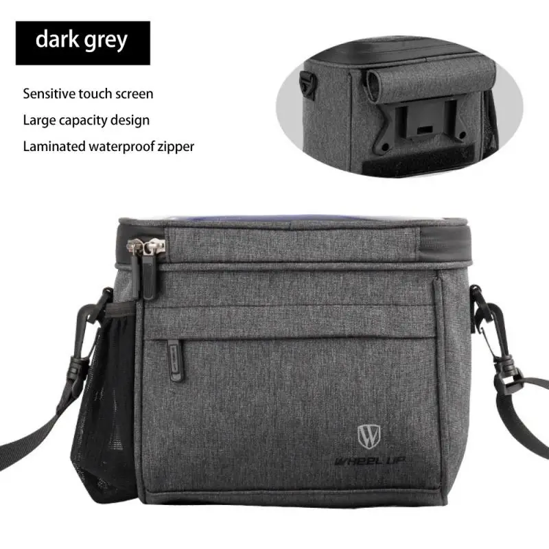 Wheel Up Bicycle Handlebar Bag Rainproof Mobile Phone Bracket Bike Frame Saddle Panniers Multifunctional Front Hanging Bag
Wheel Up Bicycle Handlebar Bag Rainproof Mobile Phone Bracket Bike Frame Saddle Panniers Multifunctional Front Hanging Bag