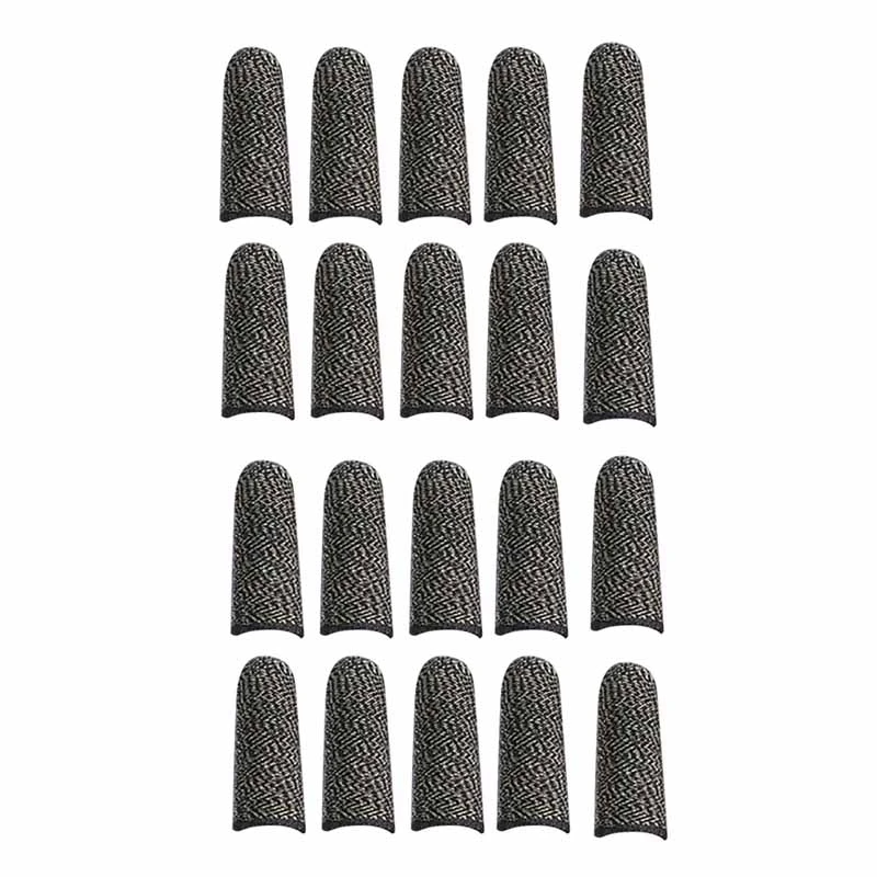 10 Pair Mobile Game Controller Finger Sleeve Sets, Anti-Sweat Reusable Breathable Full Press Screen Finger Set
10 Pair Mobile Game Controller Finger Sleeve Sets, Anti-Sweat Reusable Breathable Full Press Screen Finger Set