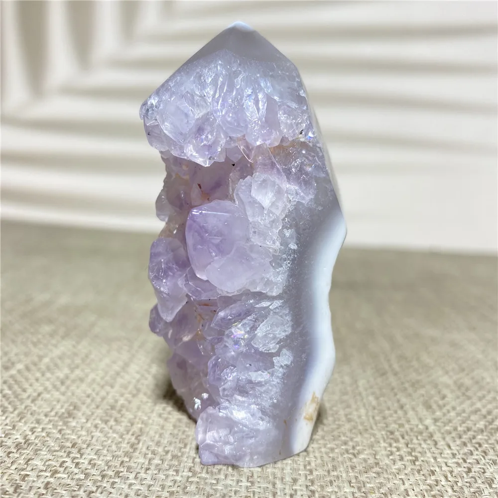 Natural Stone Agate Amethyst Quartz Wand Crystal Cluster Specimen Freeform Home Decoration Wicca Mineral Reiki Gift Healing
Natural Stone Agate Amethyst Quartz Wand Crystal Cluster Specimen Freeform Home Decoration Wicca Mineral Reiki Gift Healing