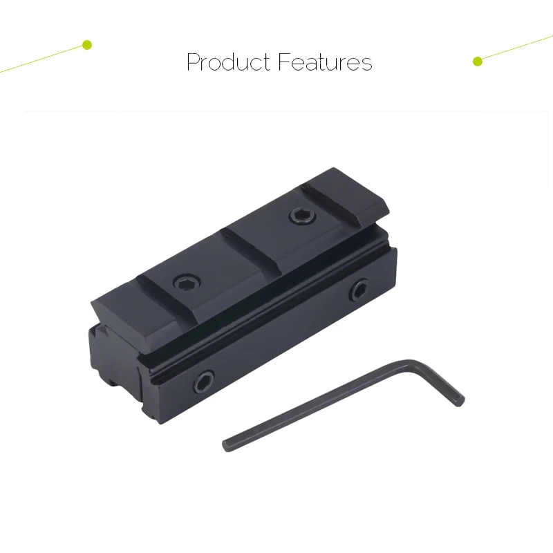 11mm to 20mm adapter rail bracket flashlight rail bracket 21MM optical instrument bracket M-LOK metal guide rail 20mm tactical r
11mm to 20mm adapter rail bracket flashlight rail bracket 21MM optical instrument bracket M-LOK metal guide rail 20mm tactical r