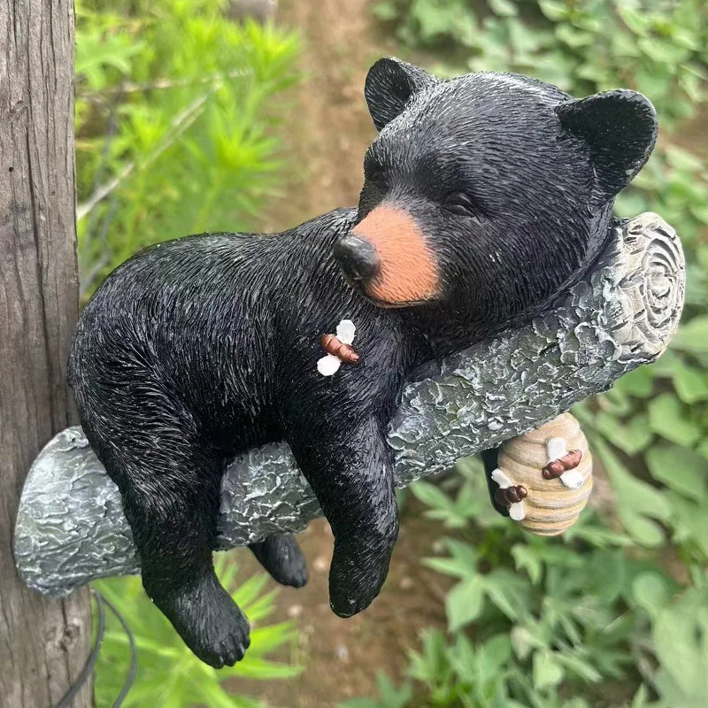 Artificial animal ornament ornaments black bear holding tree statue courtyard outdoor decoration pendant resin crafts
Artificial animal ornament ornaments black bear holding tree statue courtyard outdoor decoration pendant resin crafts