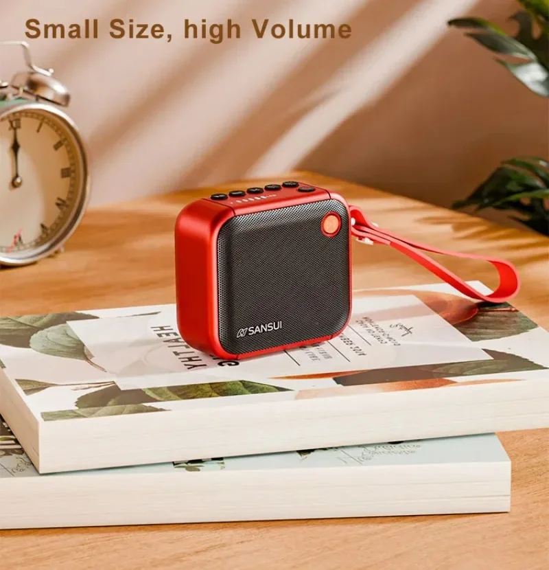 Портативное радио Sansui F39 с Bluetooth беспроводной динамик перезаряжаемый HIFI стерео