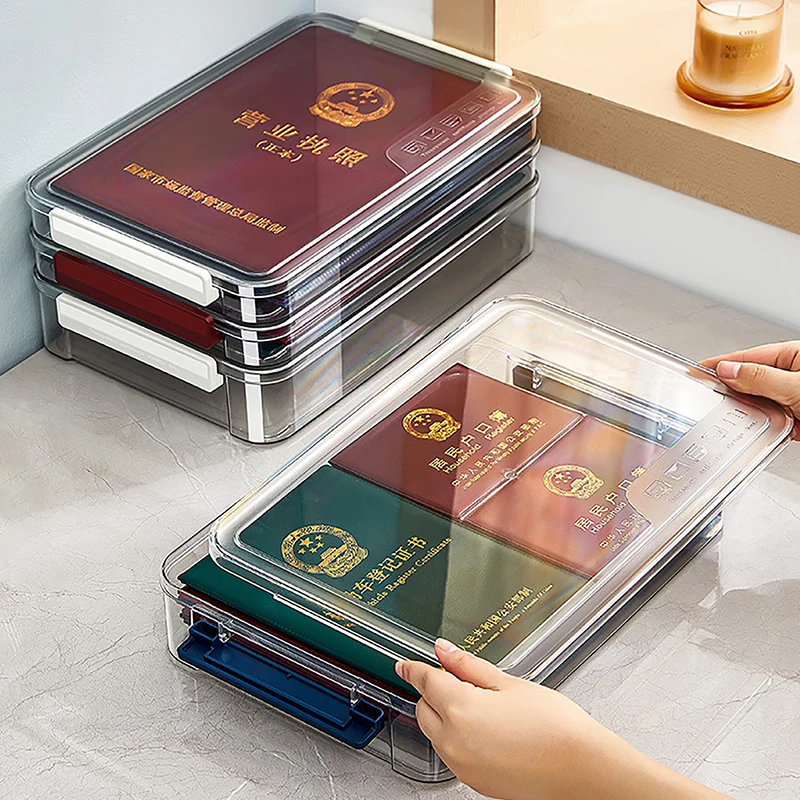 Office Desk Accessories Document Storage Box Plastic Transparent Document Certificate Sorting Organizer Box Work File Organizerl
Office Desk Accessories Document Storage Box Plastic Transparent Document Certificate Sorting Organizer Box Work File Organizerl