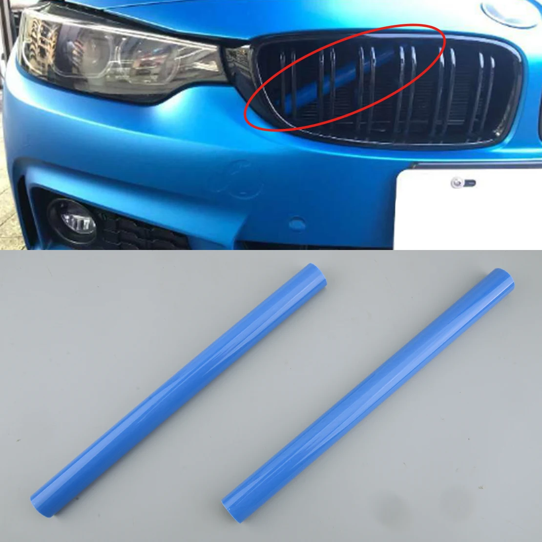 2Pcs 2.6cm Front Left Right Grille Trim Stripe Fit for BMW 1 2 3 4 5 6 7 Series F20 F21 F22 F23 F44 F45 F46 F30 F32 Blue Plastic 
2Pcs 2.6cm Front Left Right Grille Trim Stripe Fit for BMW 1 2 3 4 5 6 7 Series F20 F21 F22 F23 F44 F45 F46 F30 F32 Blue Plastic