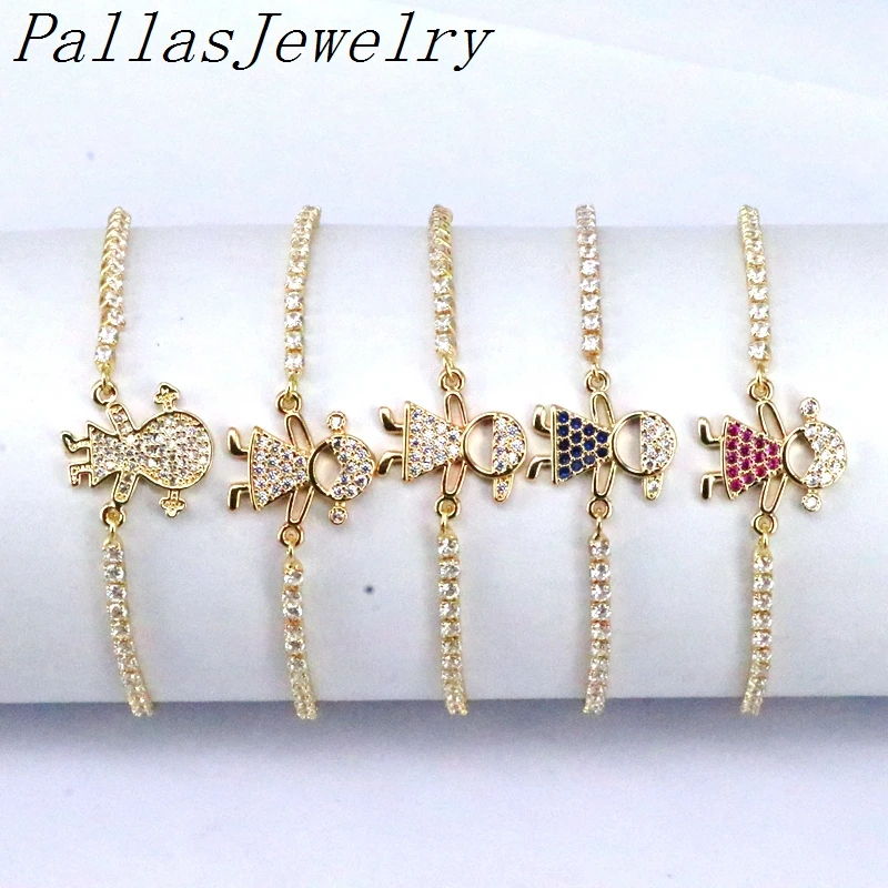 10Pcs Fashion Chic 18k Gold Plated Rainbow Multicolor CZ Micro Pave Boy and Girl Kids Charm Tennis Chain Bracelet
10Pcs Fashion Chic 18k Gold Plated Rainbow Multicolor CZ Micro Pave Boy and Girl Kids Charm Tennis Chain Bracelet