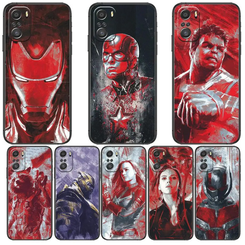 Marvel hero oil painting Phone Case For xiaomi mi 11 Lite pro Ultra 10s 9 8 MIX 4 FOLD 10T 5g Black Cover Silicone Back Prett
Marvel hero oil painting Phone Case For xiaomi mi 11 Lite pro Ultra 10s 9 8 MIX 4 FOLD 10T 5g Black Cover Silicone Back Prett