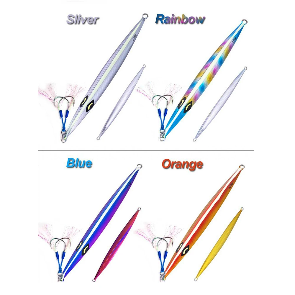 NEW Shore Casting Sea Bass Lure Slow Jigging Metal Fishing Lure150g 200g 250g 300g 400g Artificial Fishing Bait
NEW Shore Casting Sea Bass Lure Slow Jigging Metal Fishing Lure150g 200g 250g 300g 400g Artificial Fishing Bait