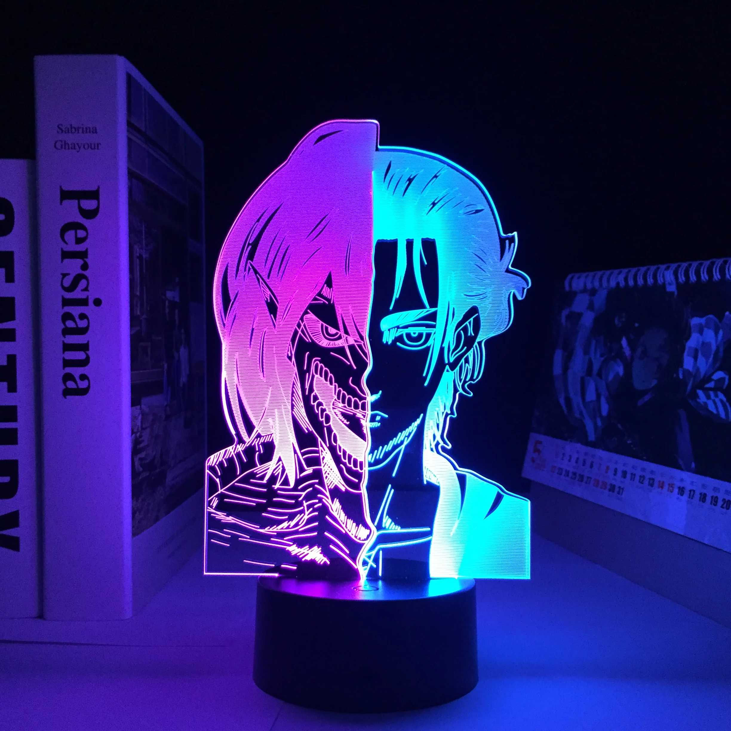 Eren Yeager Attack on Titan 4 3d Night Light Room Home Decoration Night Light Shingeki No Kyojin Children's Anime Night Light
Eren Yeager Attack on Titan 4 3d Night Light Room Home Decoration Night Light Shingeki No Kyojin Children's Anime Night Light