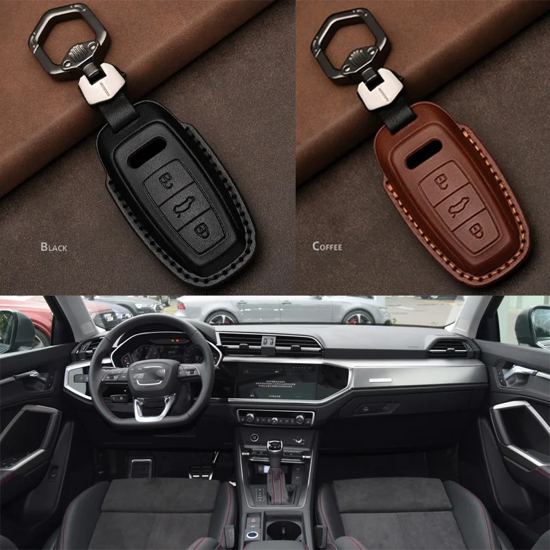 For Audi A3 A4 B9 A6 C8 A7 S7 4K A8 D5 S8 Q7 Q8 SQ8 New Brown Leather Car Key Case Cover Shell 18-21 Auto Interior Accessories
For Audi A3 A4 B9 A6 C8 A7 S7 4K A8 D5 S8 Q7 Q8 SQ8 New Brown Leather Car Key Case Cover Shell 18-21 Auto Interior Accessories