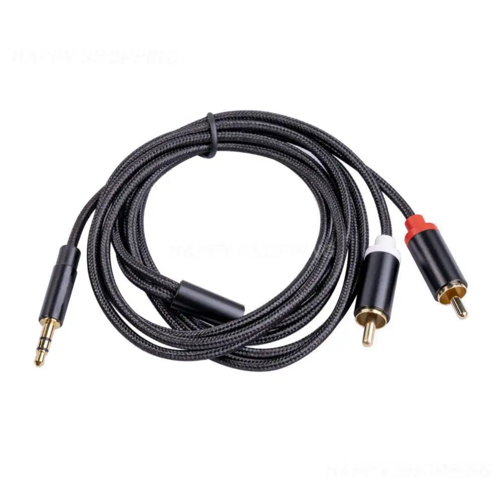 Hifi Audio Cable 3.5mm To 2rca For Laptop High-fidelity Transmission For Mobile Phone For Mp3/mp4 Aux Cable Gold-plated Plug
Hifi Audio Cable 3.5mm To 2rca For Laptop High-fidelity Transmission For Mobile Phone For Mp3/mp4 Aux Cable Gold-plated Plug