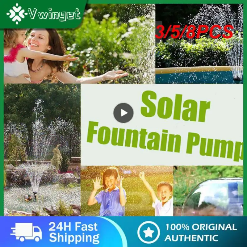 3/5/8PCS Garden Water Sprinkler Sprayer Solar Panel Powered Household Pool Fountain For Bird Bath Outdoor
3/5/8PCS Garden Water Sprinkler Sprayer Solar Panel Powered Household Pool Fountain For Bird Bath Outdoor